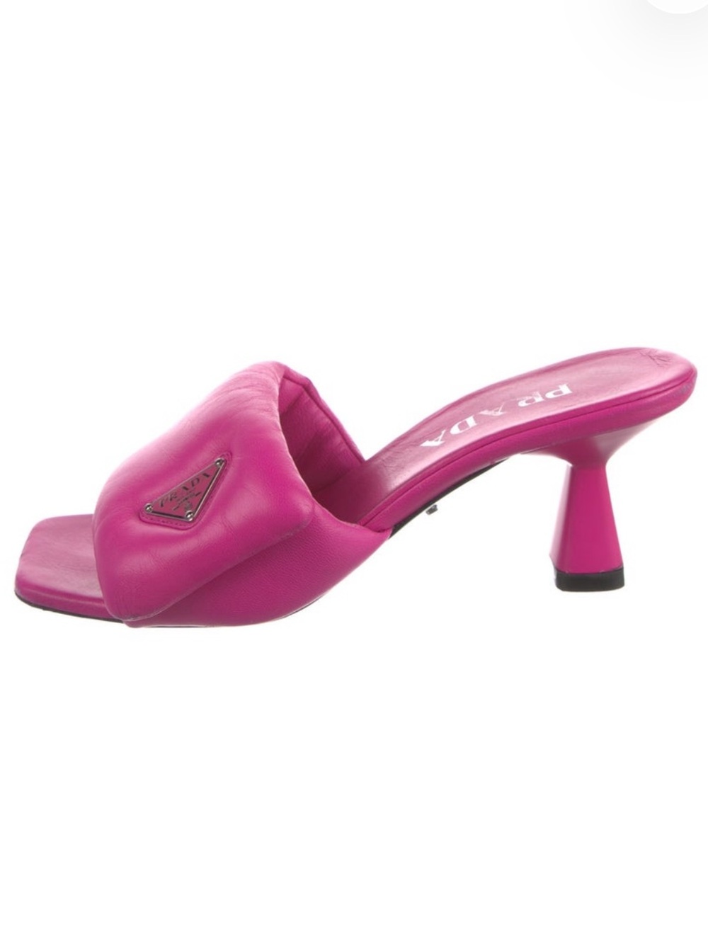 Prada Leather Slides
